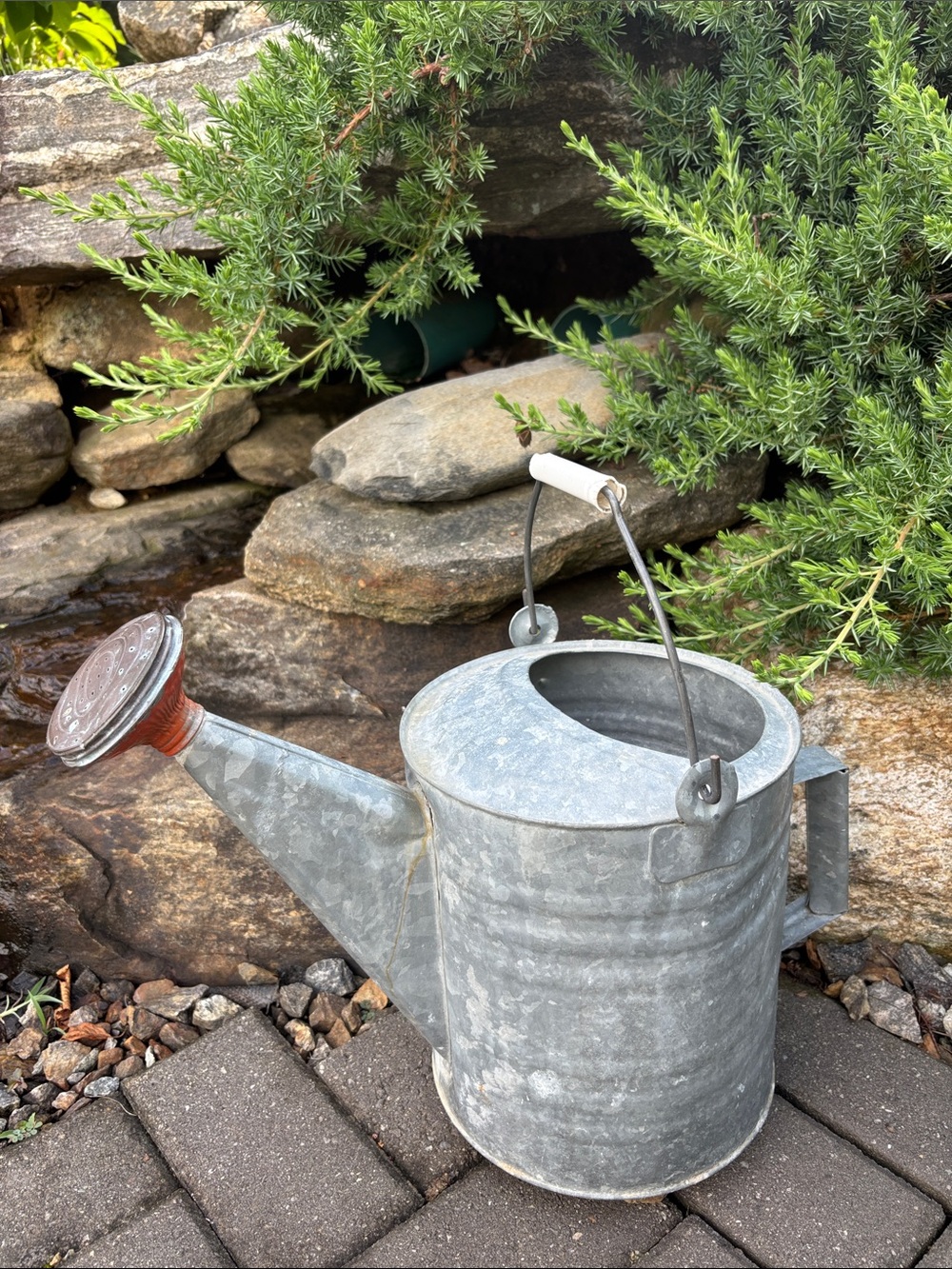 Galvanized Watering Can